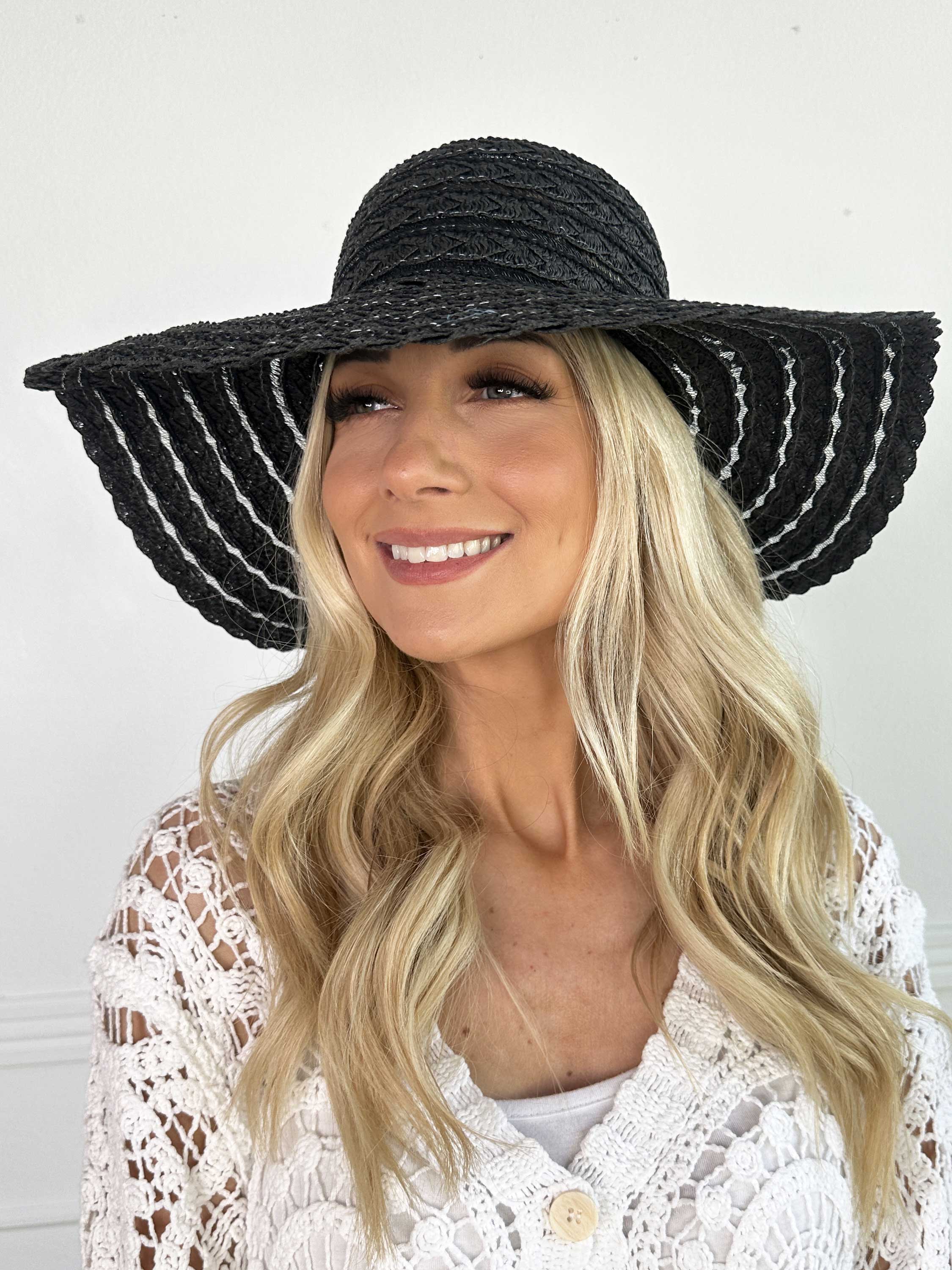 Rasmine - Stor strå sommerhat